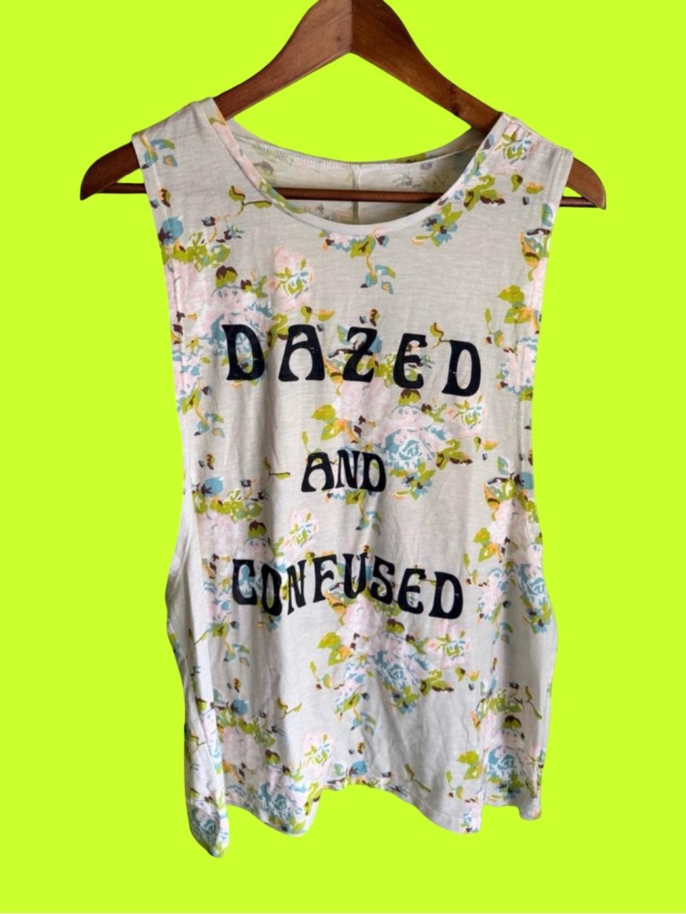 *NWOT* Dazed and Confused Floral Tank Top | Men’s Medium